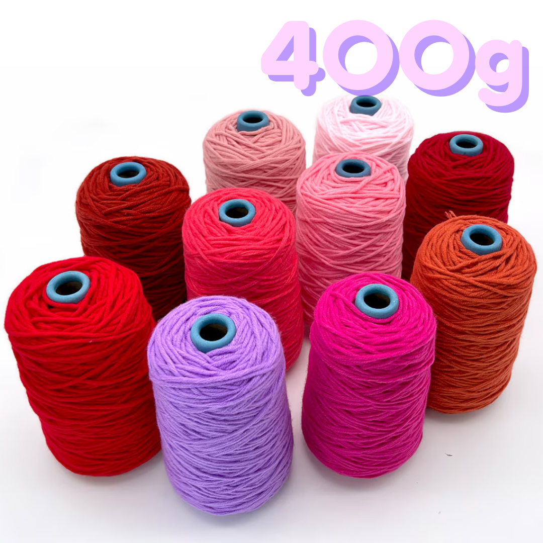 Acrylic Yarn Cones *400g* (90 colors)